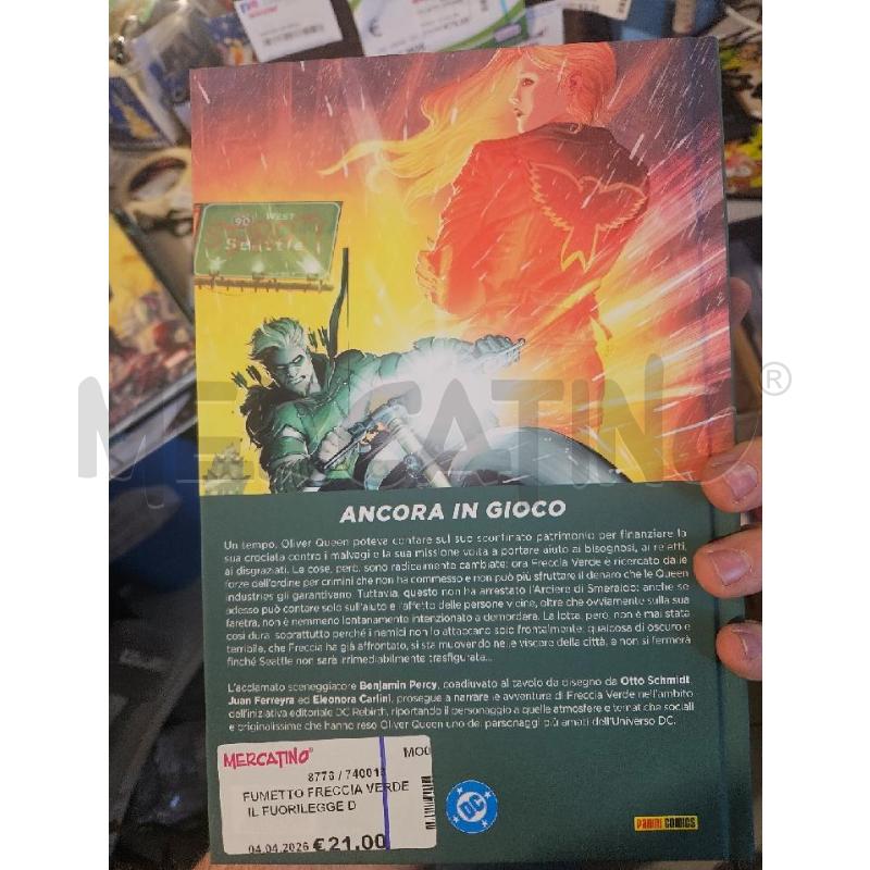 FUMETTO FRECCIA VERDE IL FUORILEGGE DI SMERALDO VOL. 3 | Mercatino dell'Usato Modena 2