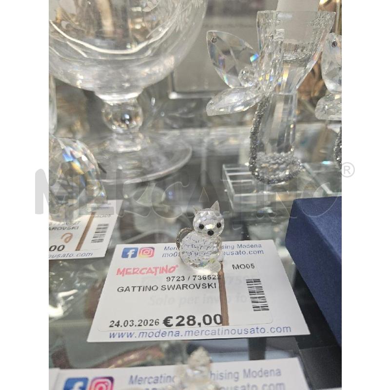 GATTINO SWAROVSKI  | Mercatino dell'Usato Modena 1
