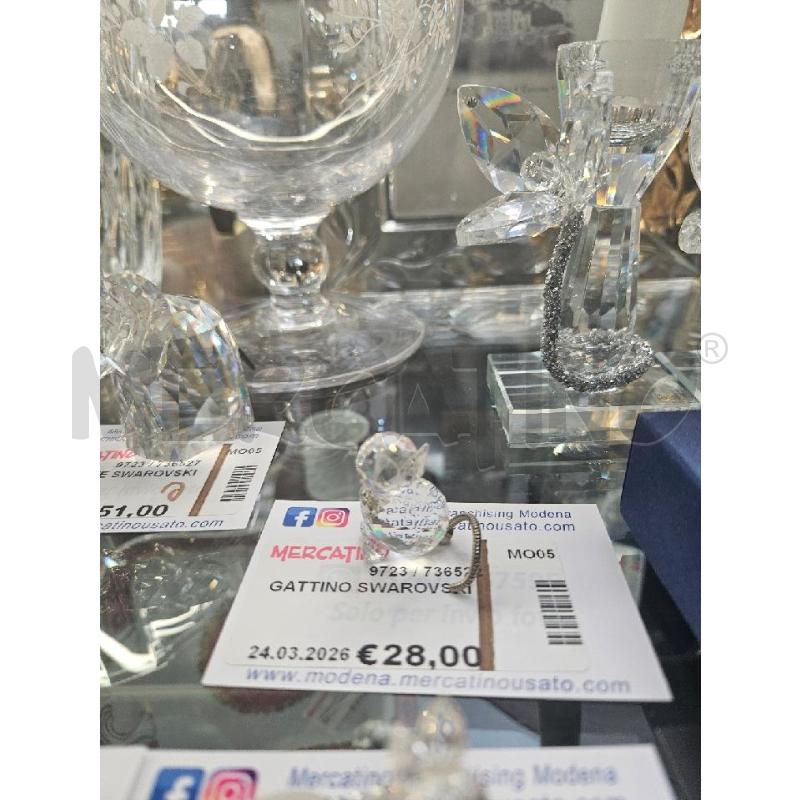 GATTINO SWAROVSKI  | Mercatino dell'Usato Modena 2