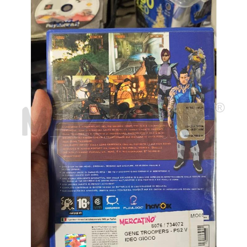 GENE TROOPERS - PS2 VIDEO GIOCO  | Mercatino dell'Usato Modena 2