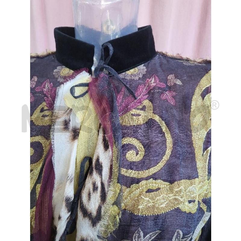 GIACCA DONNA VINTAGE CAVALLI SETA ANNI 2000 | Mercatino dell'Usato Modena 4