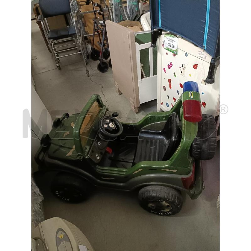 GIOCATTOLO JEEP VERDE ELETRIC CON RETRO PM10  | Mercatino dell'Usato Modena 3