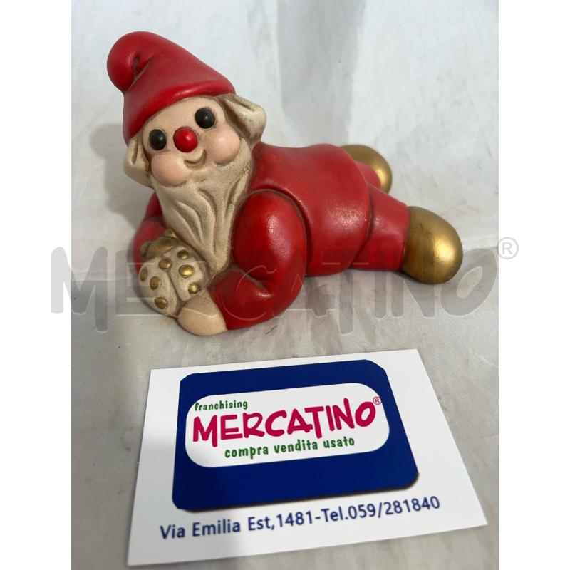 GNOMO BABBO NATALE PRCLL THUN COCCINELLA 12CM | Mercatino dell'Usato Modena 1