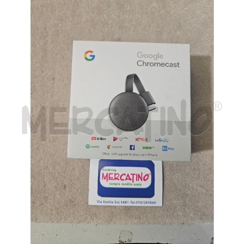 GOOGLE CHROMECAST NCE2-6A5 | Mercatino dell'Usato Modena 1