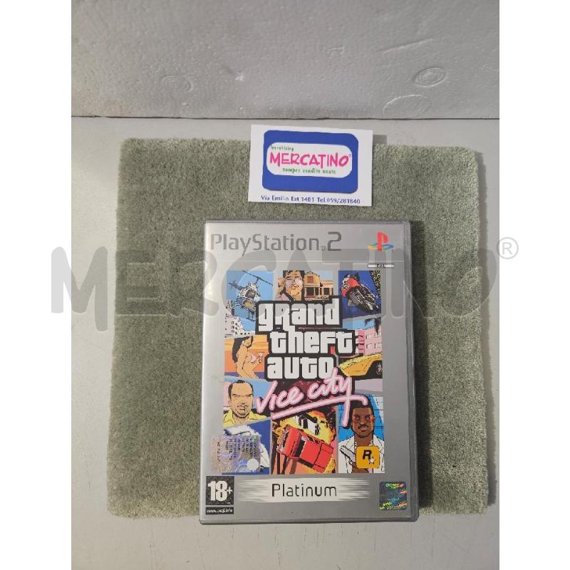 GRAND THEFT AUTO VICE CITY PLATINUM - PS2 VIDEO GIOCO  | Mercatino dell'Usato Modena 1