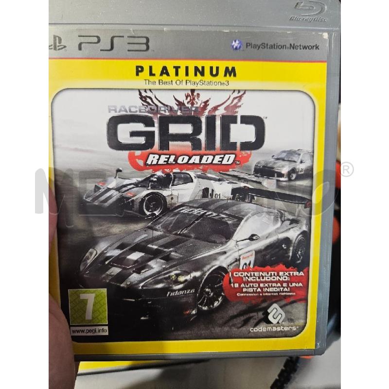 GRID RELOADED PLATINUM - PS3 VIDEO GIOCO  | Mercatino dell'Usato Modena 1
