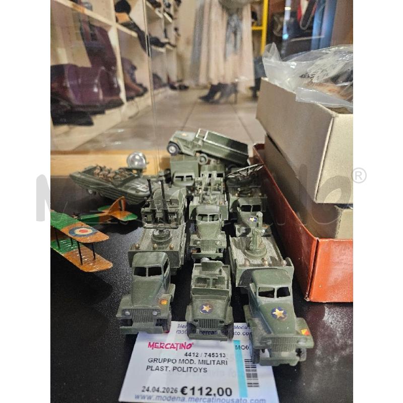 GRUPPO MOD. MILITARI PLAST. POLITOYS | Mercatino dell'Usato Modena 1
