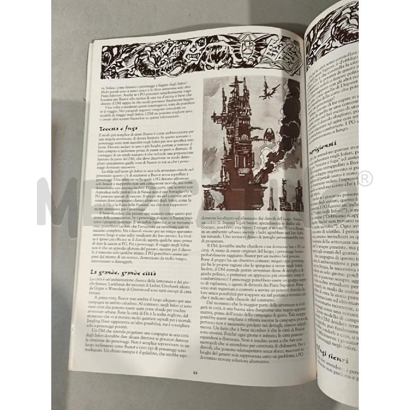 GUIDA AGLI INFERI ADVANCED DUNGEONS DRAGONS 5040 | Mercatino dell'Usato Modena 5