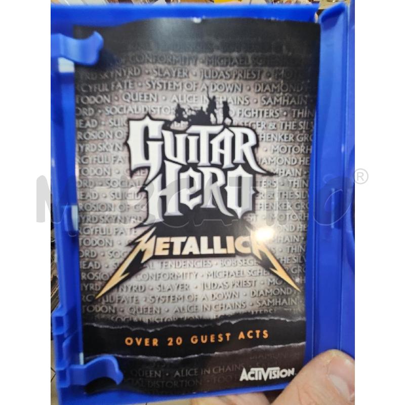 GUITAR HERO METALLICA - PS2 VIDEO GIOCO  | Mercatino dell'Usato Modena 3