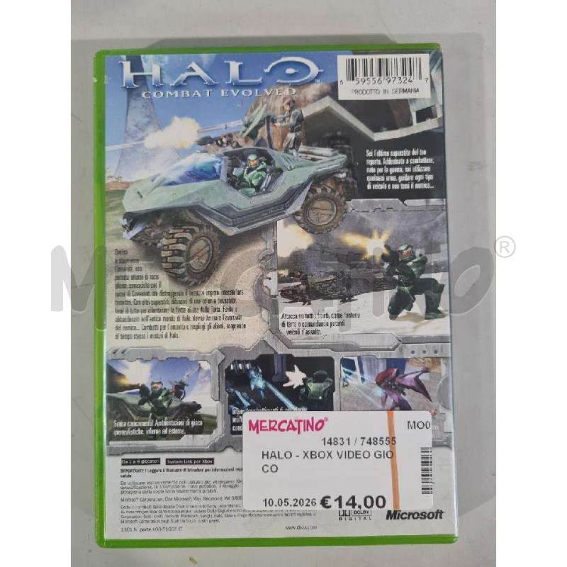 HALO - XBOX VIDEO GIOCO  | Mercatino dell'Usato Modena 3