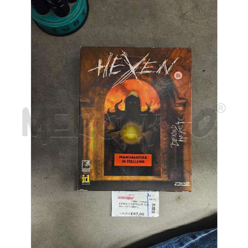 HEXEN ID SOFTWARE FLOPPY - PC VIDEO GIOCO  | Mercatino dell'Usato Modena 1