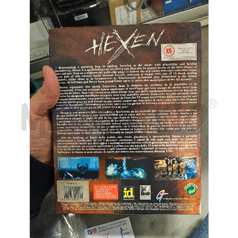 HEXEN ID SOFTWARE FLOPPY - PC VIDEO GIOCO  | Mercatino dell'Usato Modena 5