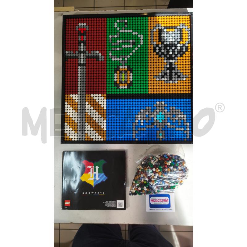 HOGWARTS LEGO 31201 NON VERIFICATO VENDUTO COME INCOMPLETO 40X40CM | Mercatino dell'Usato Modena 1