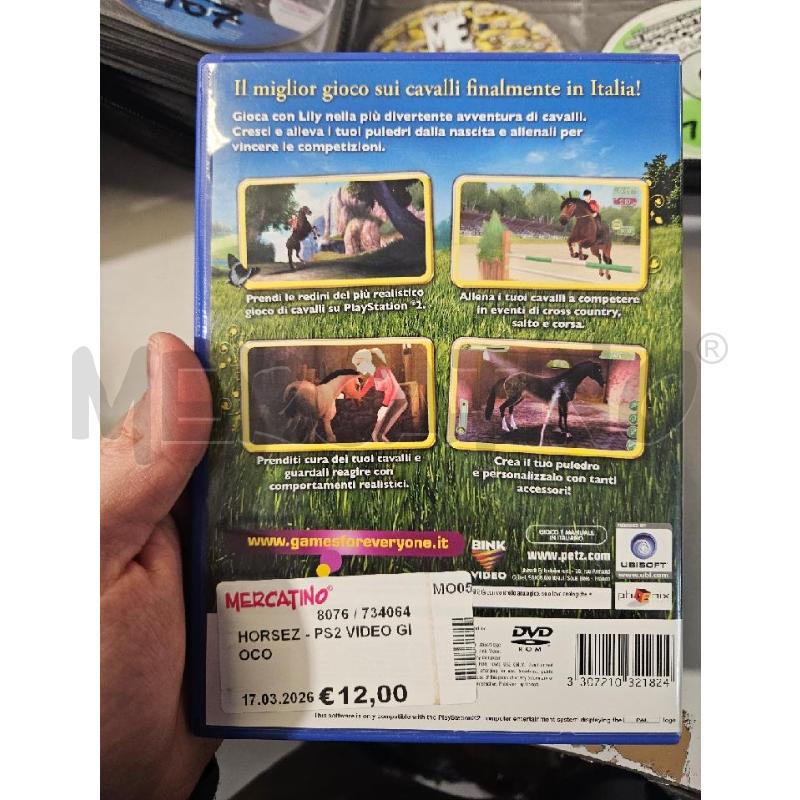 HORSEZ - PS2 VIDEO GIOCO  | Mercatino dell'Usato Modena 2