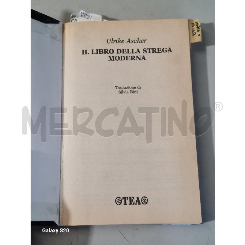 IL LIBRO DELLA STREGA MODERNA TEA ULRIKE ASCHER - LIBRO | Mercatino dell'Usato Modena 1