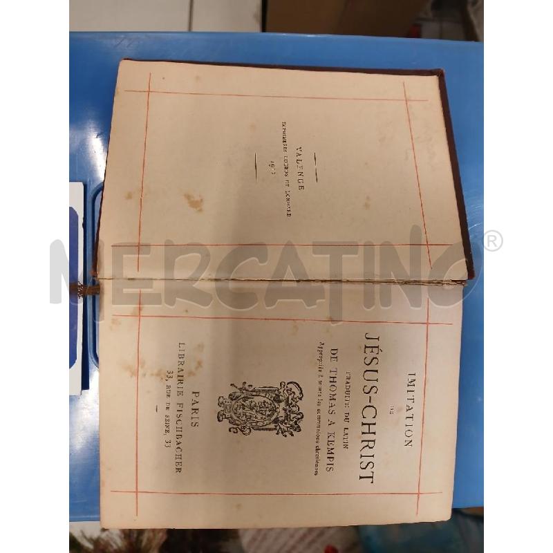 IMITATION DE JESUS CHRIST 1912 | Mercatino dell'Usato Modena 2
