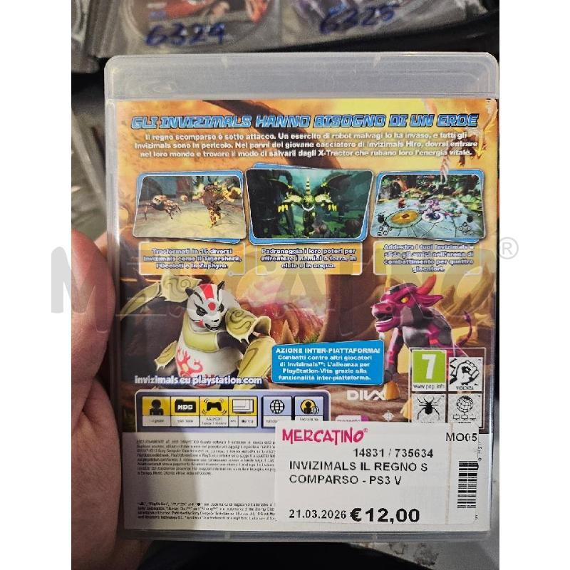 INVIZIMALS IL REGNO SCOMPARSO - PS3 VIDEO GIOCO  | Mercatino dell'Usato Modena 2