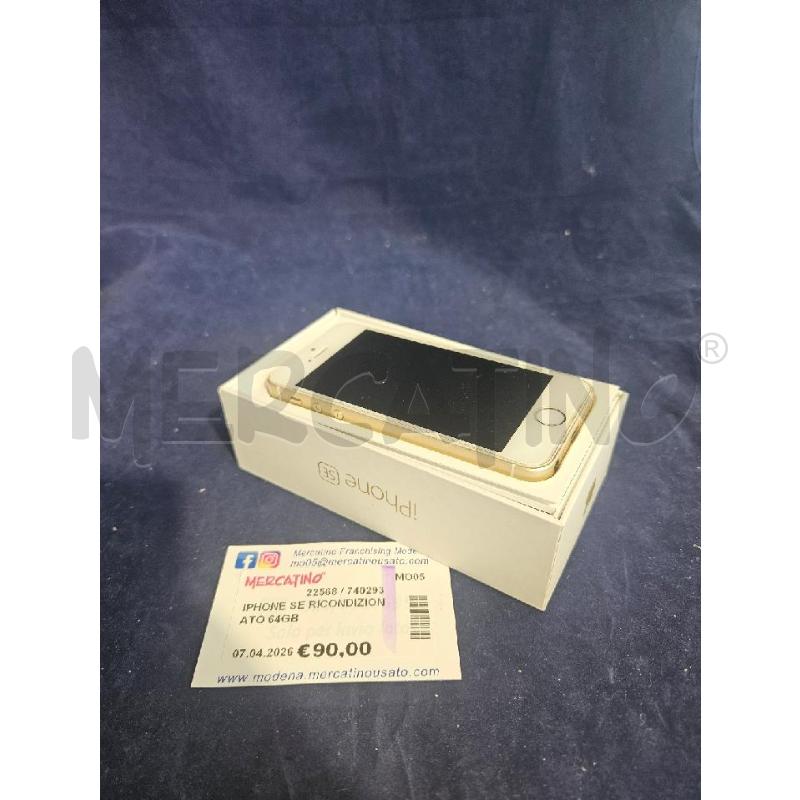 IPHONE SE RICONDIZIONATO 64GB | Mercatino dell'Usato Modena 1