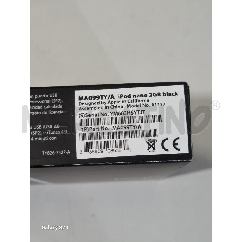 IPOD NANO 2GB NERO A1137 | Mercatino dell'Usato Modena 3
