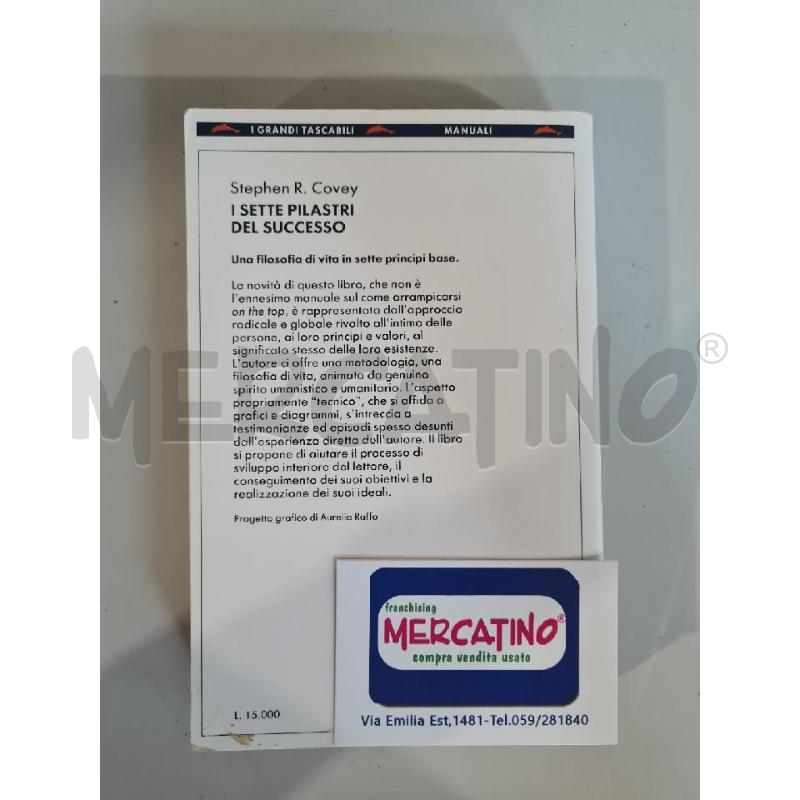 I SETTE PILASTRI DEL SUCCESSO | Mercatino dell'Usato Modena 2