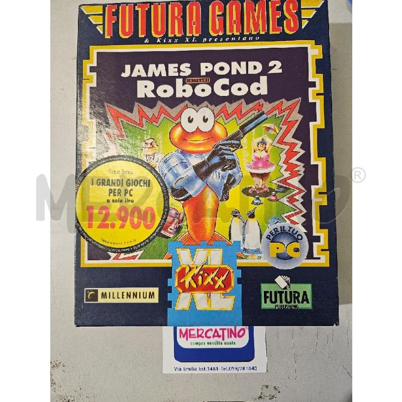 JAMES POND 2 ROBOCOD FUTURA GAMES - PC VIDEO GIOCO  | Mercatino dell'Usato Modena 1