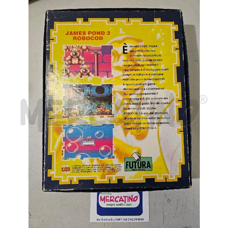 JAMES POND 2 ROBOCOD FUTURA GAMES - PC VIDEO GIOCO  | Mercatino dell'Usato Modena 2