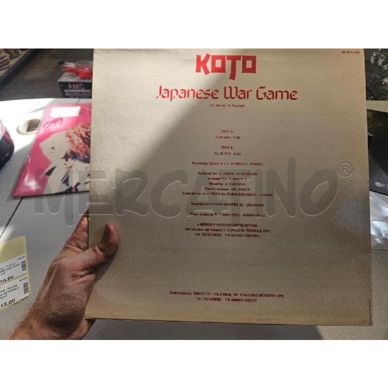 KOTO JAPANESE WAR GAME MEMIX 008 - LP | Mercatino dell'Usato Modena 2