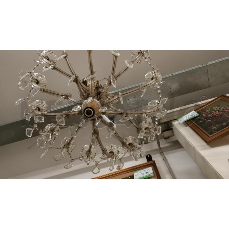 LAMPADARIO MARIA TERESA 15 BRACCI GOCCE 80CM | Mercatino dell'Usato Modena 2
