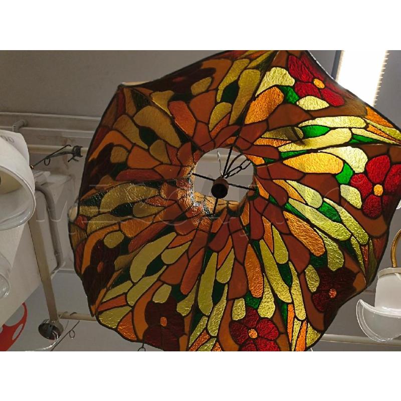 LAMPADARIO MOSAICO FIORI ROSSI | Mercatino dell'Usato Modena 1