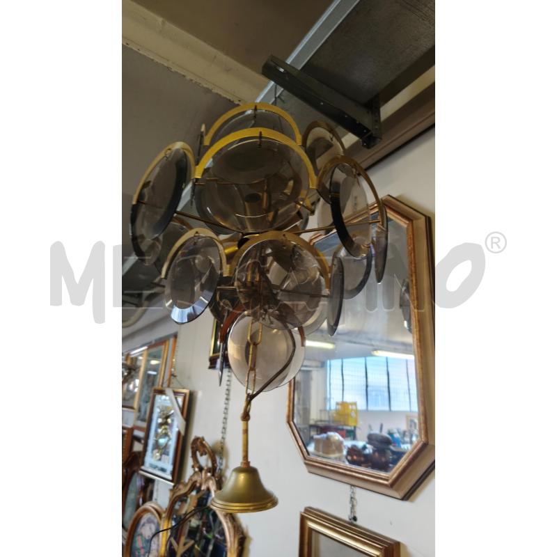 LAMPADARIO MURANO DISCHI FUME | Mercatino dell'Usato Modena 2