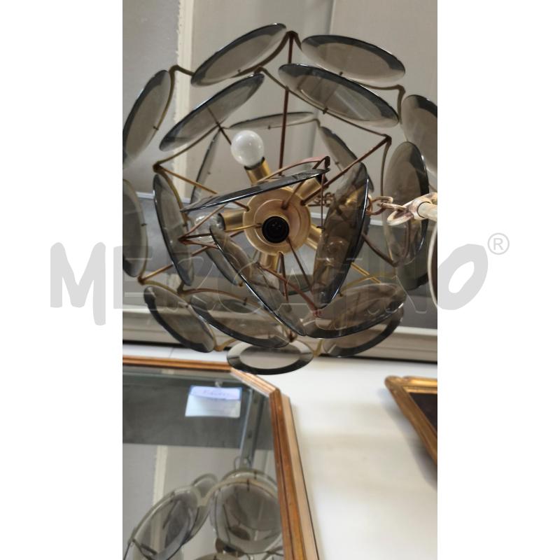LAMPADARIO MURANO DISCHI FUME | Mercatino dell'Usato Modena 3