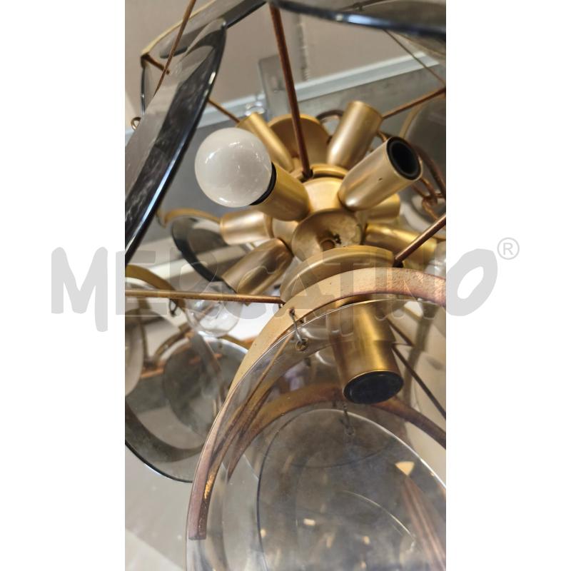 LAMPADARIO MURANO DISCHI FUME | Mercatino dell'Usato Modena 4