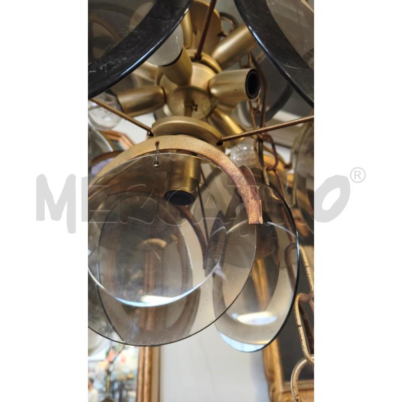 LAMPADARIO MURANO DISCHI FUME | Mercatino dell'Usato Modena 5