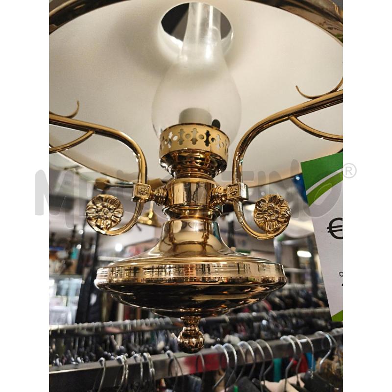 LAMPADARIO OTT. PARALUME OPALINO | Mercatino dell'Usato Modena 2