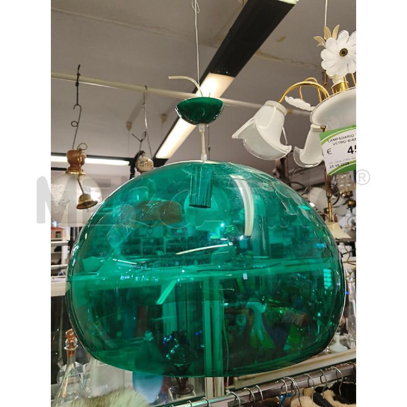 LAMPADARIO SOSPENSIONE KARTELL VERDE FERRUCCIO LAVIANI | Mercatino dell'Usato Modena 1