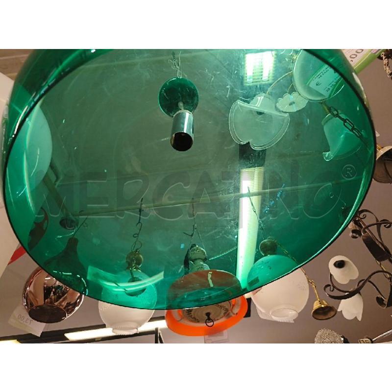 LAMPADARIO SOSPENSIONE KARTELL VERDE FERRUCCIO LAVIANI | Mercatino dell'Usato Modena 4