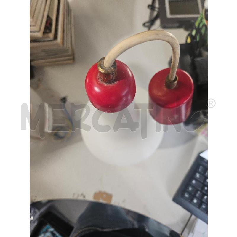 LAMPADARIO VETRO OPALINO BIANCO | Mercatino dell'Usato Modena 2