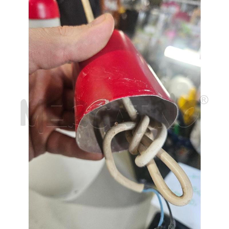 LAMPADARIO VETRO OPALINO BIANCO | Mercatino dell'Usato Modena 3