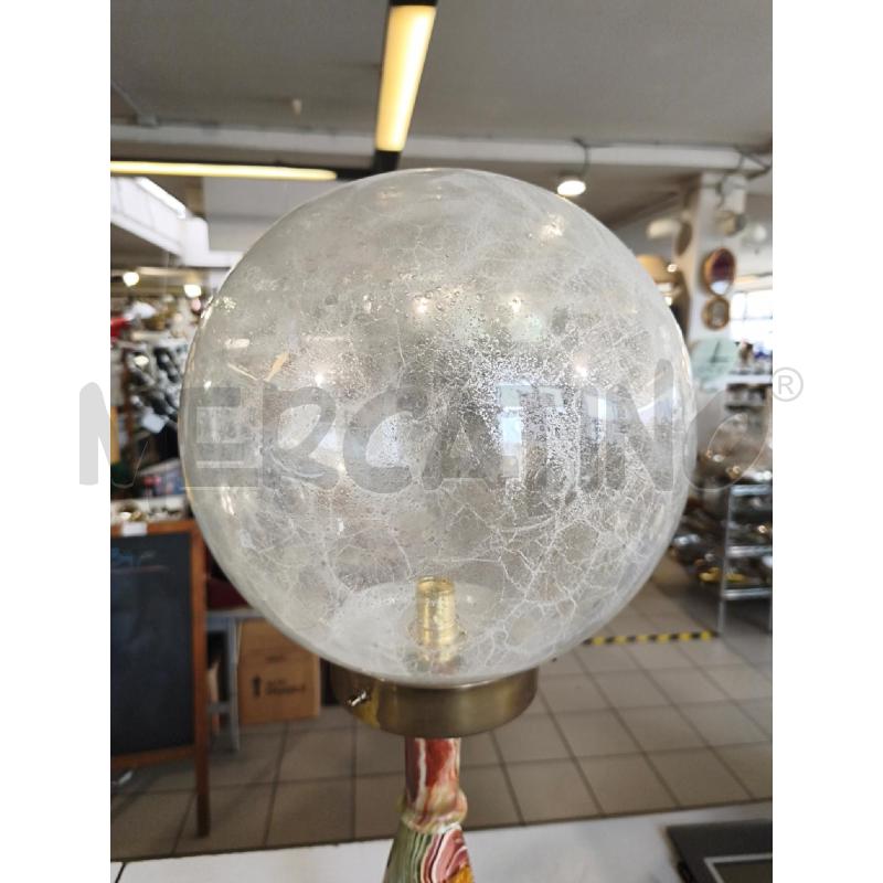 LAMPADA ALABASTRO 78CM PARALUME VETRO | Mercatino dell'Usato Modena 3