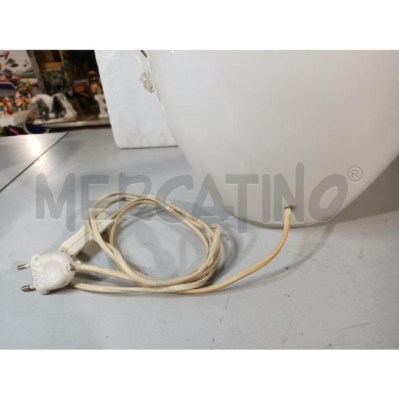 LAMPADA ANFORA MURANO 35CM BIANCA | Mercatino dell'Usato Modena 5