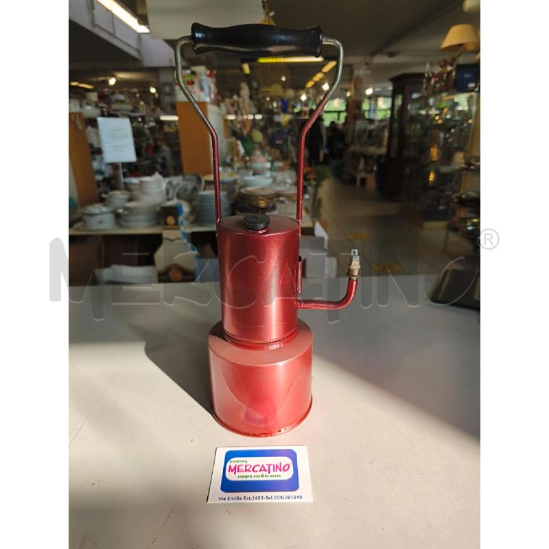 LAMPADA CARBUDO MET. DECORATIVA ROSSA | Mercatino dell'Usato Modena 1