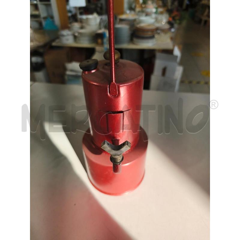 LAMPADA CARBUDO MET. DECORATIVA ROSSA | Mercatino dell'Usato Modena 2
