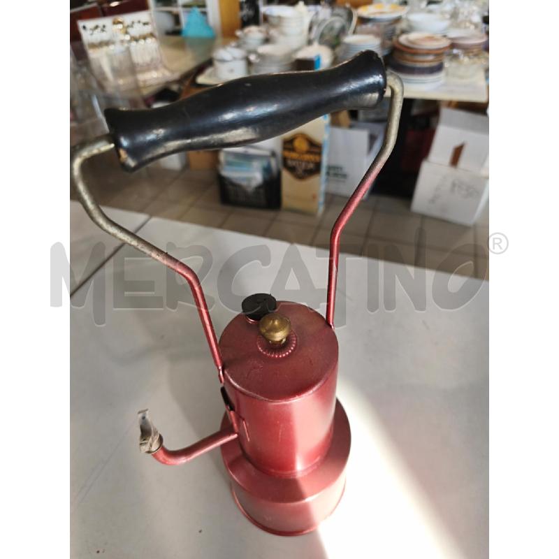 LAMPADA CARBUDO MET. DECORATIVA ROSSA | Mercatino dell'Usato Modena 3