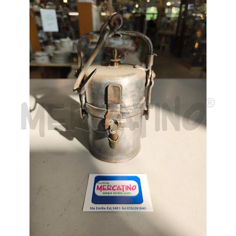 LAMPADA CARBURO DECORATIVA MET. CON GANCIO | Mercatino dell'Usato Modena 1