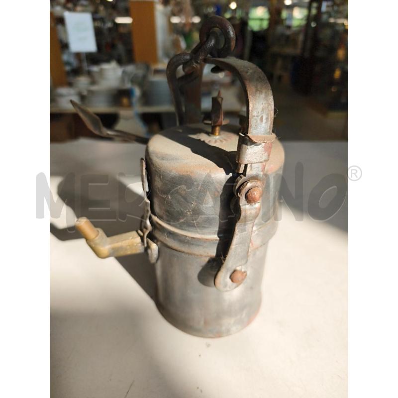 LAMPADA CARBURO DECORATIVA MET. CON GANCIO | Mercatino dell'Usato Modena 2
