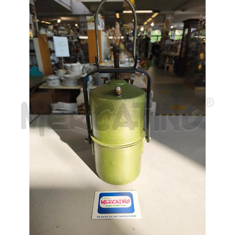 LAMPADA CARBURO DECORATIVA MET. VERDE | Mercatino dell'Usato Modena 1