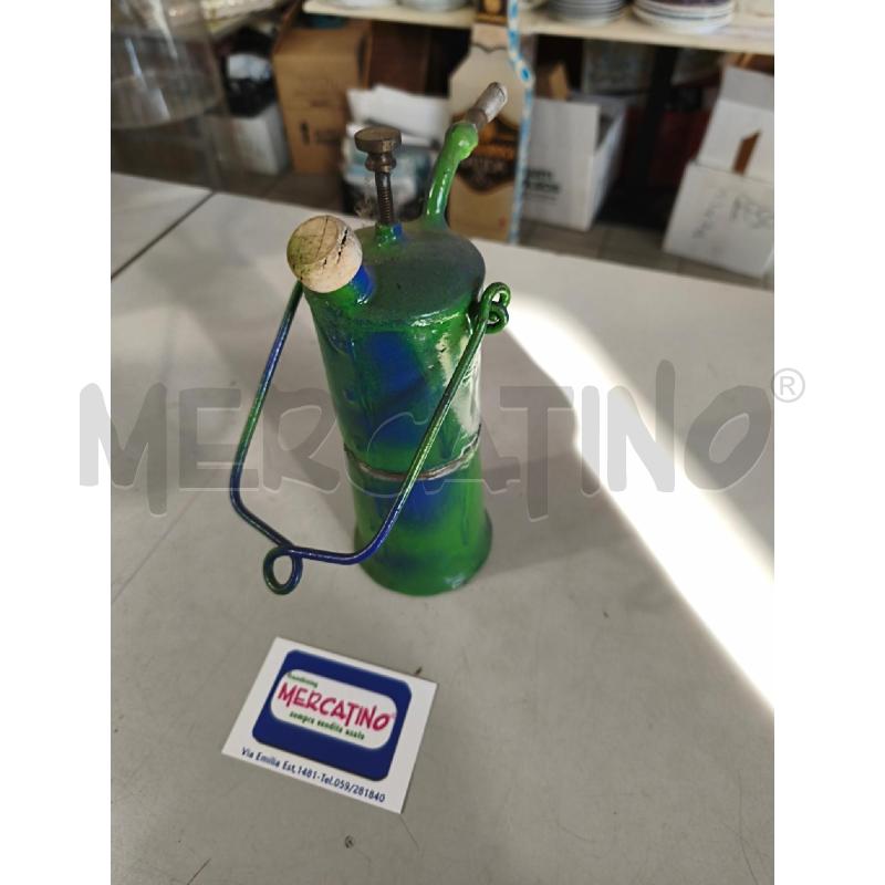 LAMPADA CARBURO DECORATIVA VERDE BLU | Mercatino dell'Usato Modena 2