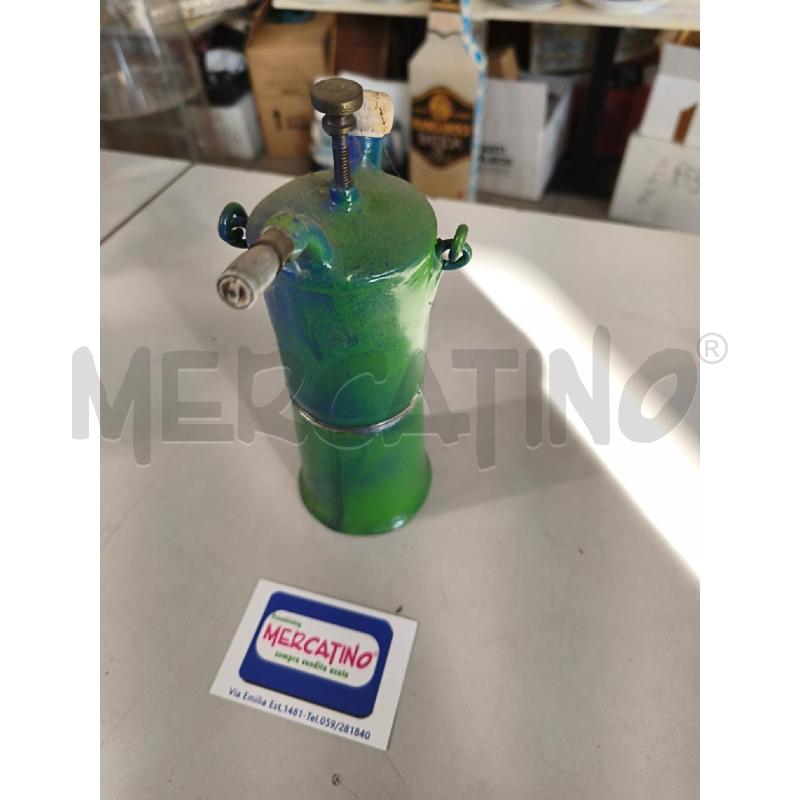 LAMPADA CARBURO DECORATIVA VERDE BLU | Mercatino dell'Usato Modena 3