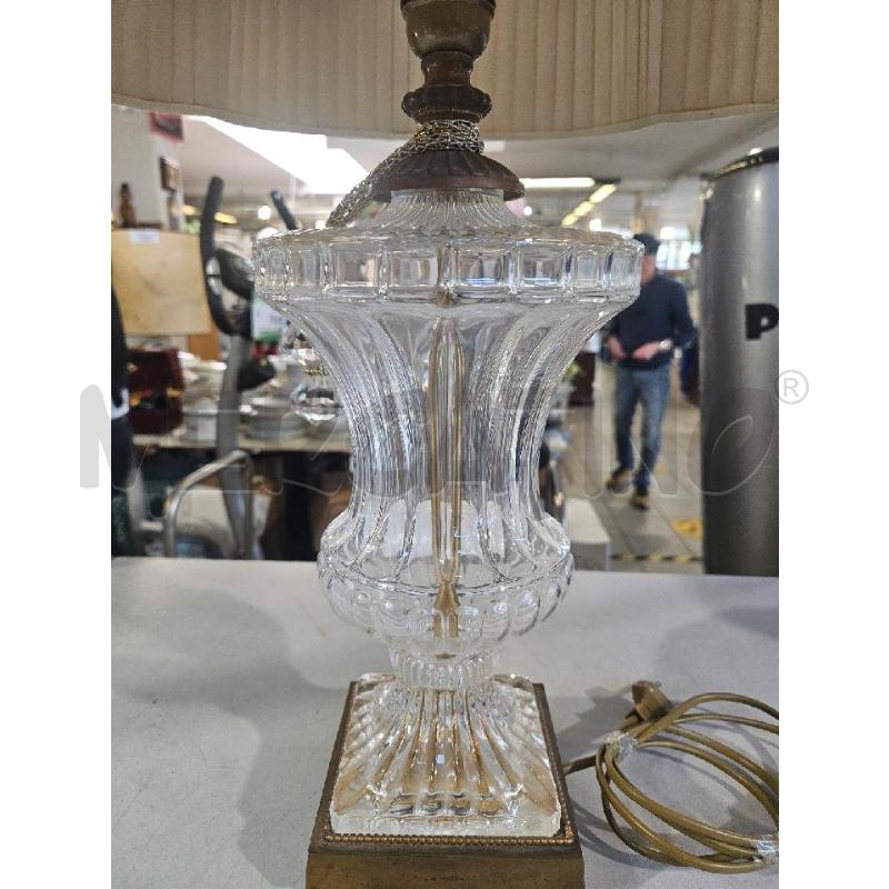 LAMPADA CRIST. E OTT. PARALUME PLISSETTATO 70CM DIFETTI | Mercatino dell'Usato Modena 3