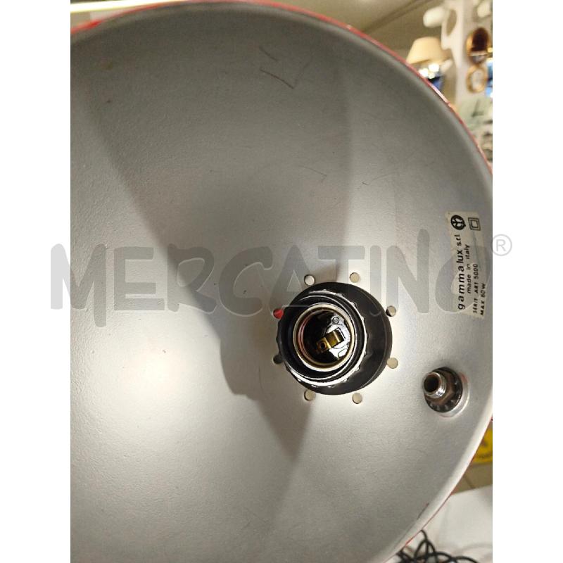 LAMPADA GAMMA LUX ROSSA | Mercatino dell'Usato Modena 3